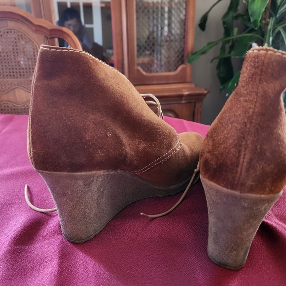 Real Suede Ankle Boots - Picture 4 of 5